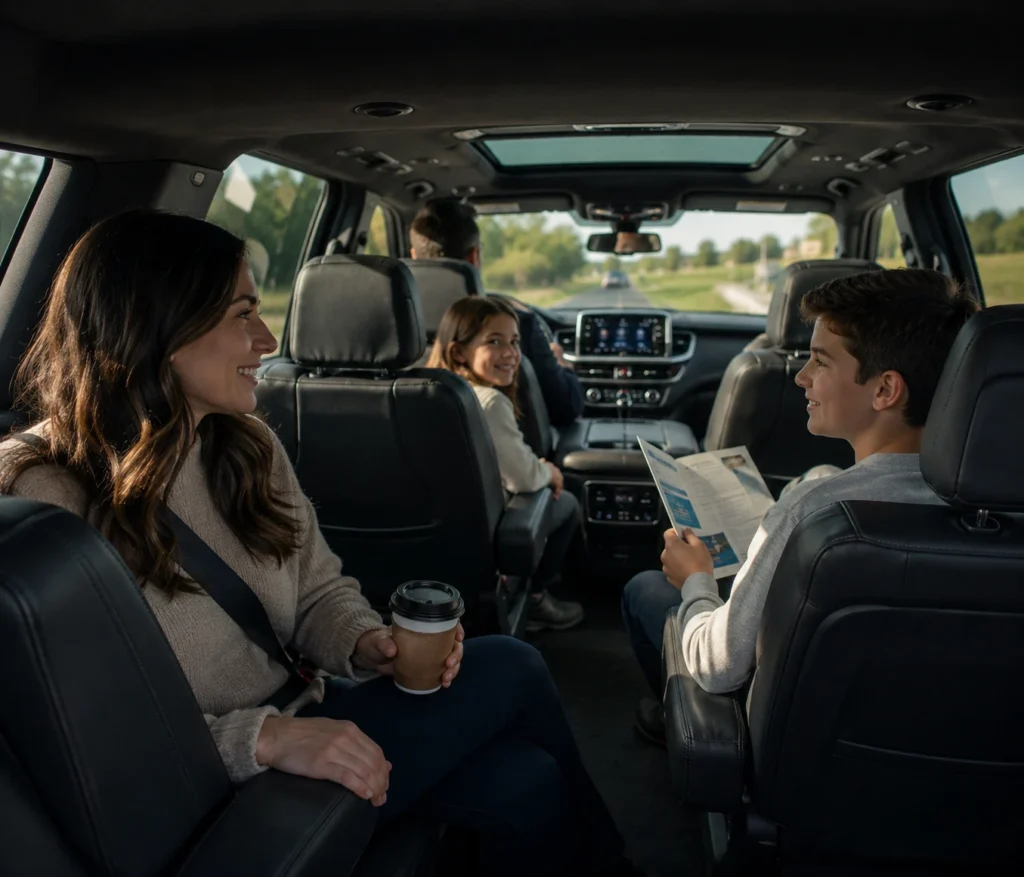 blenheim-family-airport-limo-night-transfer