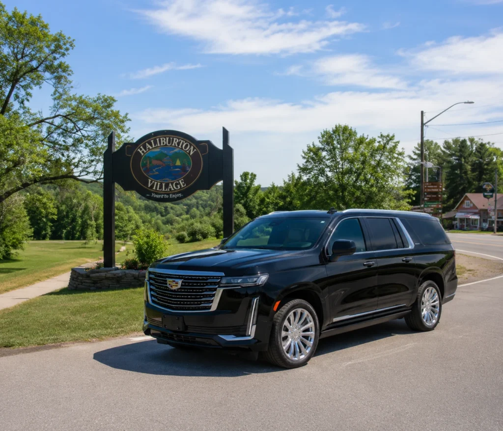 haliburton-airport-limo-sign