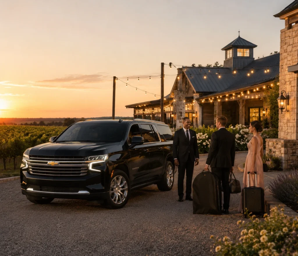 leamington-point-pelee-airport-limo-interior