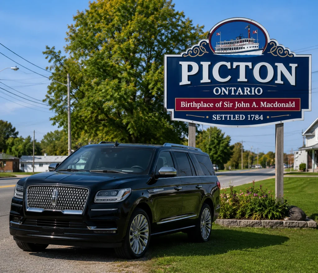 picton-welcome-sign-luxury-suv