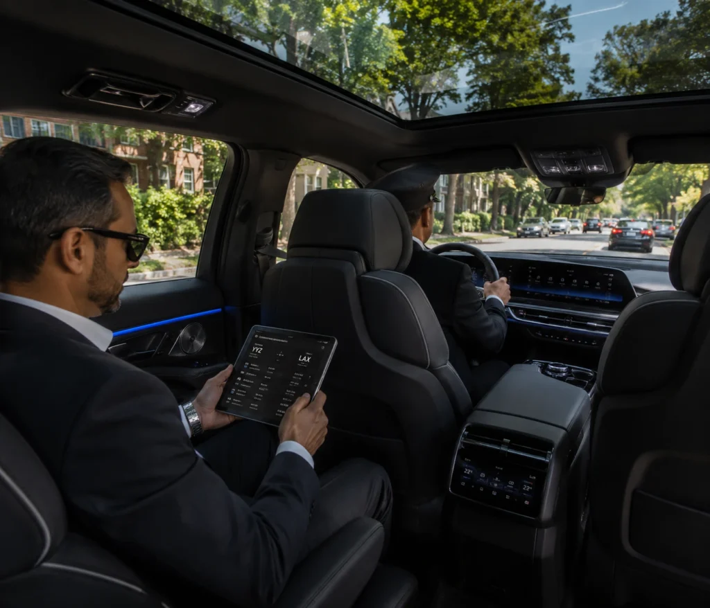 rosedale-executive-airport-limo-interior