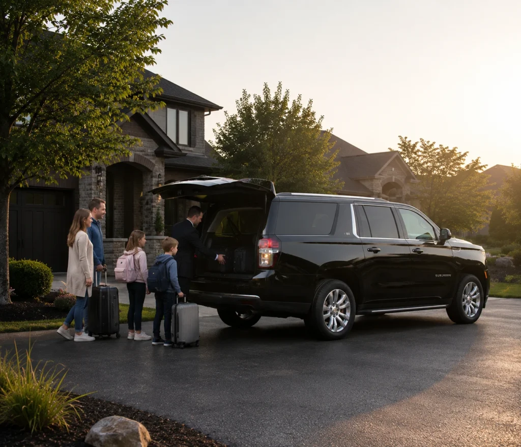 Winter highway airport limo service near Greater Sudbury Ontario