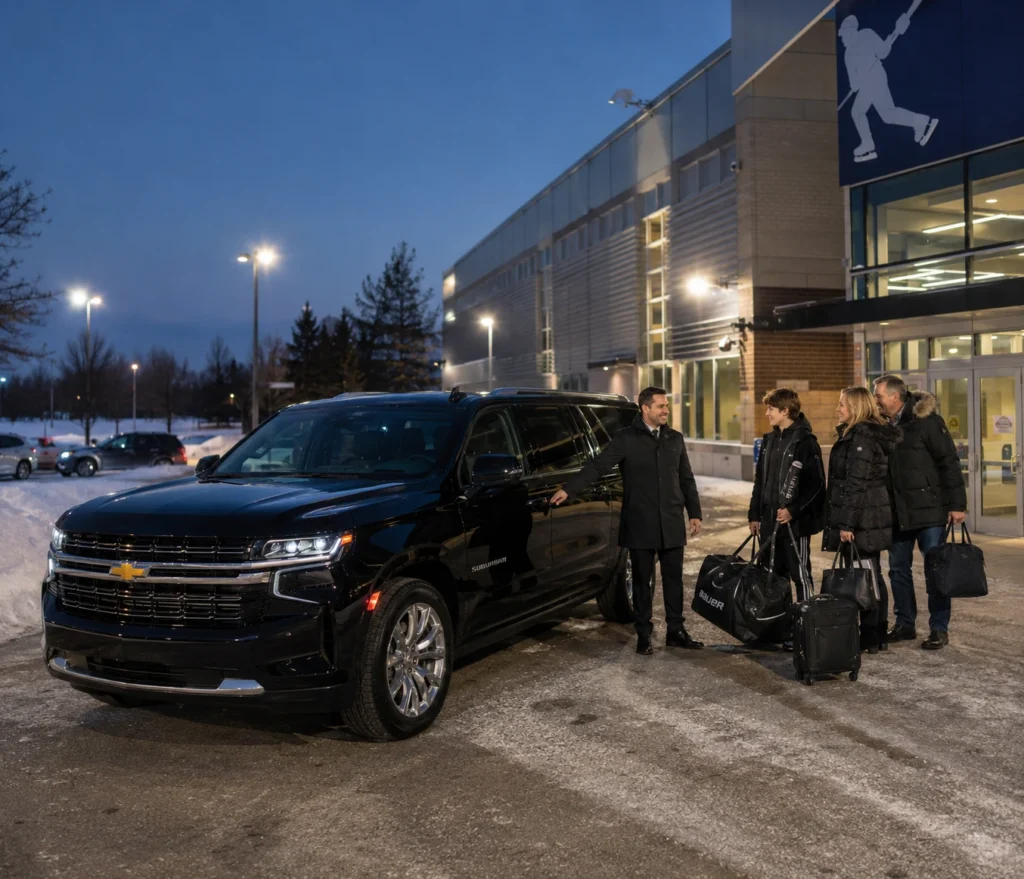 woodstock-hockey-team-airport-limo