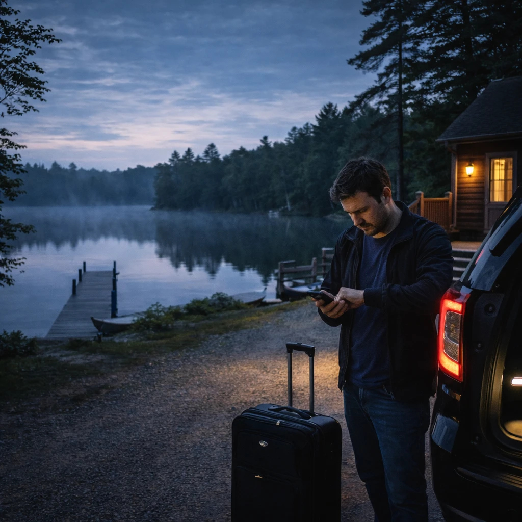 muskoka-airport-travel-stress-early-morning